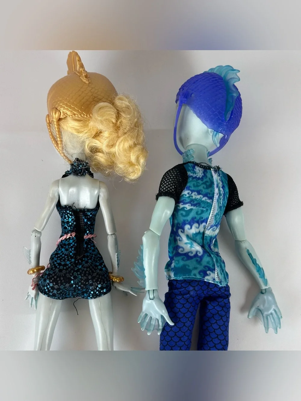 Monster High Wheel Love Lagoona Blue And Gil Webber Roller Skate Dolls